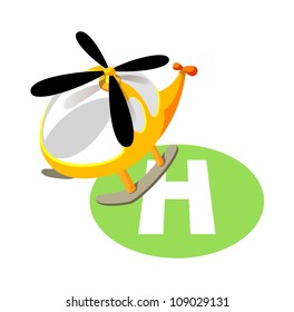 vector icon helicopter