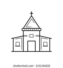 Vector icon for holy place