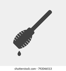 Vector icon honey dipper.