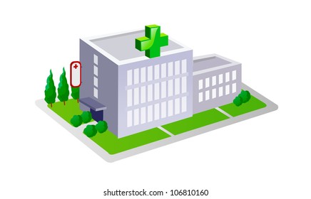 vector icon hospital