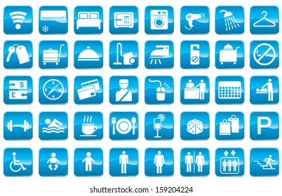 Vector icon for Hotel facilities