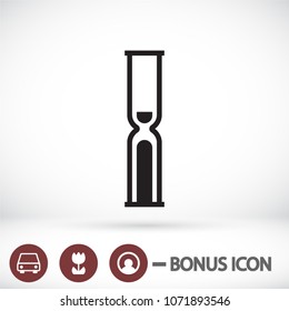Vector icon hourglass 10 EPS