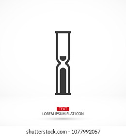 Vector icon hourglass 10 EPS