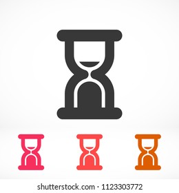 Vector icon hourglass 10 EPS