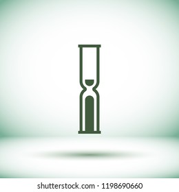 Vector icon hourglass 10 EPS