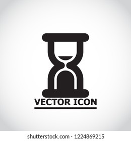 Vector icon hourglass 10 EPS