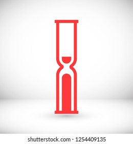 Vector icon hourglass 10 EPS