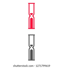 Vector icon hourglass 10 EPS