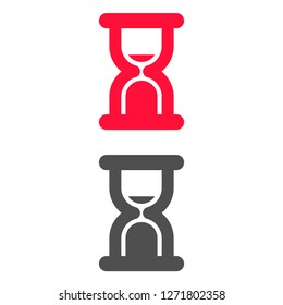Vector icon hourglass 10 EPS