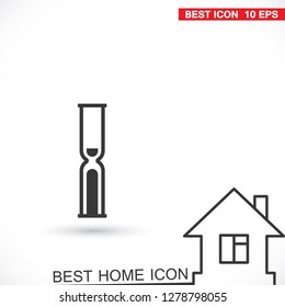 Vector icon hourglass 10 EPS