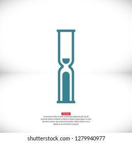 Vector icon hourglass 10 EPS