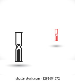 Vector icon hourglass 10 EPS