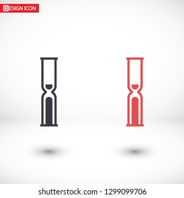Vector icon hourglass 10 EPS