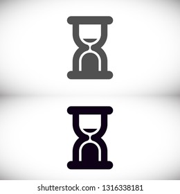 Vector icon hourglass 10 EPS
