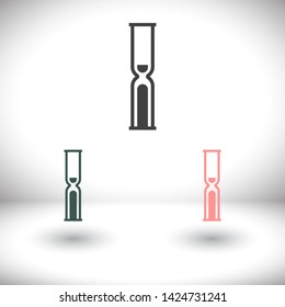 Vector icon hourglass 10 EPS . Lorem Ipsum Illustration design