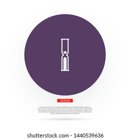 Vector icon hourglass 10 EPS . Lorem Ipsum Illustration design