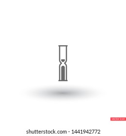 Vector icon hourglass 10 EPS . Lorem Ipsum Illustration design