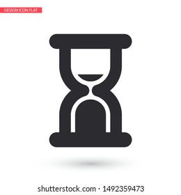 Vector icon hourglass 10 EPS . Lorem Ipsum Illustration design