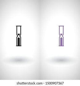 Vector icon hourglass 10 EPS . Lorem Ipsum Illustration design