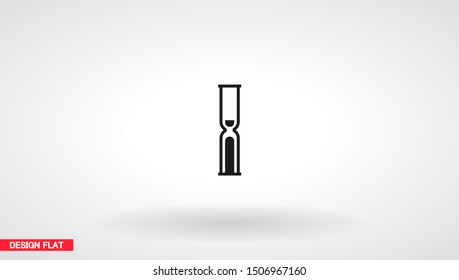 Vector icon hourglass 10 EPS . Lorem Ipsum Illustration design