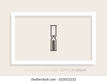 Vector icon hourglass 10 EPS . Lorem Ipsum Illustration design