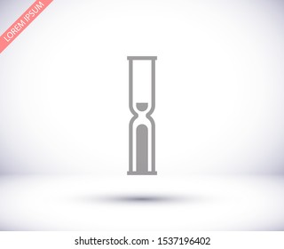 Vector icon hourglass 10 EPS . Lorem Ipsum Illustration design