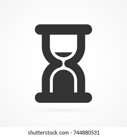 Vector icon hourglass 10 EPS