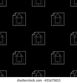 Vector Icon House Project Stock Vector (Royalty Free) 431675815 ...