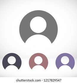 Vector icon human 10 EPS