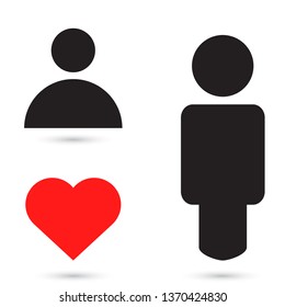 Vector icon human 10 EPS