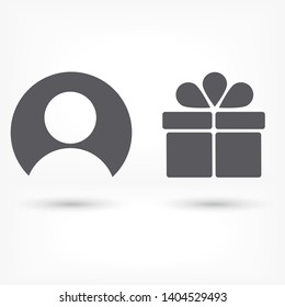 Vector icon human 10 EPS . Lorem Ipsum Illustration design
