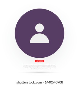 Vector icon human 10 EPS . Lorem Ipsum Illustration design