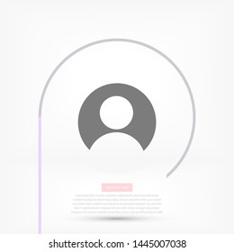 Vector icon human 10 EPS . Lorem Ipsum Illustration design