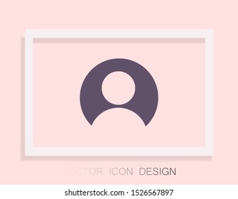 Vector icon human 10 EPS . Lorem Ipsum Illustration design