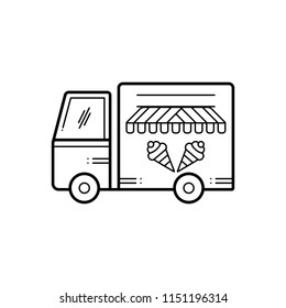 Vector icon for ice cream 