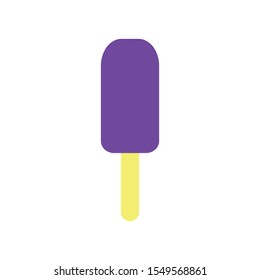 Vector icon of ice cream on EPS 10