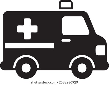 Vector icon illustration for ambulance