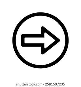 Vector icon illustration of an arrow