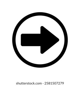Vector icon illustration of an arrow