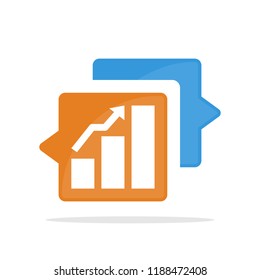 Vector icon illustration with the concept of communicating, consulting about business strategies, marketing strategies, investment strategies.