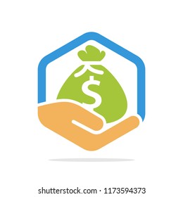 Vector icon illustration with the concept of financial management, money saving