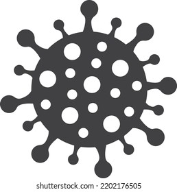 vector icon illustration of covid-19 virus