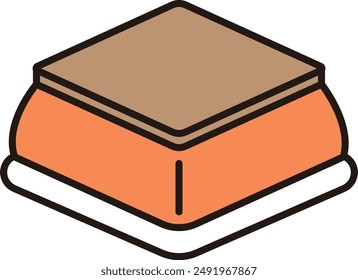 Ilustración de un Vector de un kotatsu