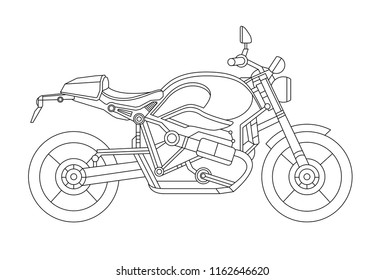 33,038 Black And White Motorcycle Vector Stock Vectors, Images & Vector ...