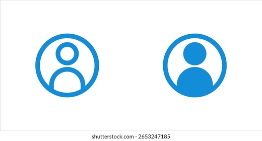 Ícone de vetor Ilustração de perfil, pessoa, convidado, preto, contorno