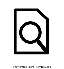 Vektorsymbol-Suchseite-Design