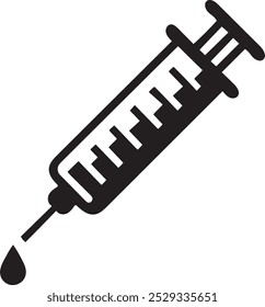 Vektorsymbol-Illustration für Spritze.