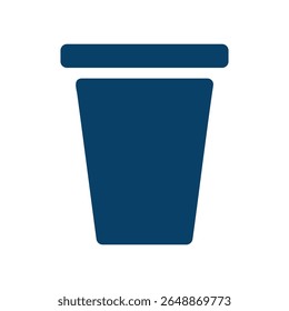 Vector icon illustration of takeaway drink image.