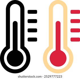 Ilustración De Icono De Vector Para Termómetro.
