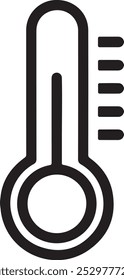 Ilustración De Icono De Vector Para Termómetro.
